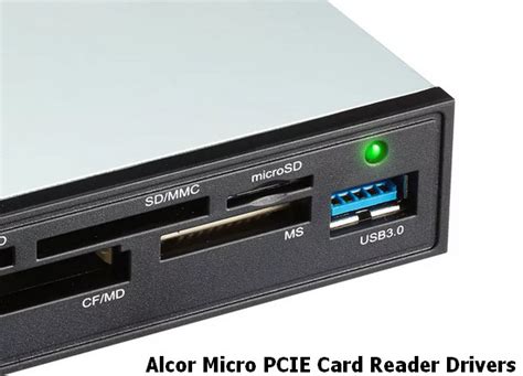 alcor micro usb smart card reader driver download|alcor micro smart card reader driver download.